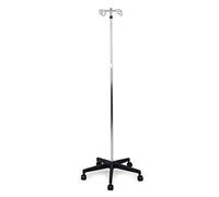 Days Deluxe IV Drip Strand, Dialysis Bag Holder, 5 Castor Wheels, For Hospital, Clinic, Hospital or Home Use, Maximum Load 10 kg