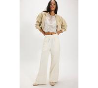 Day's End Linen Pull-On Pants at Free People in Clean Ivory, Size: XS - female