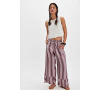 Day's End Stripe Pants at Free People in Mauve Combo, Size: Medium - female