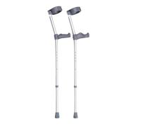 Days Ergonomic Handle Forearm Crutch - Double Adjustable Extra Long 83-110cm (32½-43½") - Lightweight Aluminium Walking Aid - VAT Relief Eligible (UK)