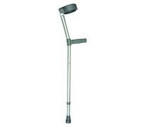 Days Ergonomic Handle Forearm Crutch - Permanent Use, Cut to Size Standard 103cm (40½") - Lightweight Aluminium Walking Aid - VAT Relief Eligible (UK)