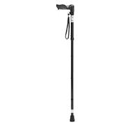 Days Folding Walking Stick, Comfy Grip, Black, Right Hand, 825-925 mm