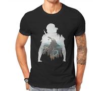 Days Gone Deacon Horror Game Creative Tshirt for Men St John Round Collar Basic T Shirt Hip Hop Birthday Gifts Outdoorwear 6XL Black L