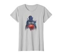 Days Gone Remastered Ready to Fight Big Chest Poster T-Shirt, Women, Silver Grey, Medium