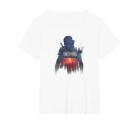 Days Gone Remastered Ready to Fight Big Chest Poster T-Shirt, Women's Plus, White, 2X
