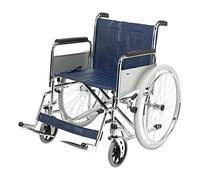 Days Heavy Duty Self-Propelled Wheelchair, 56cm (22"), Non- Folding Back, Detachable Swing Away Footrests and Armrests, Folds for Transport, Easy for Caregivers, (Eligible for VAT relief in the UK)