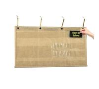 Days of School Pocket Chart Magnetic Portable Base Ten with 4 Hooks
