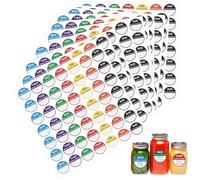 Days of The Week Stickers, 490pcs Food Labels, Round Day Dots Food Labels 2.5cm/1inch, Removable, All 7 Days for Jars, Kitchen, Restaurants, Strong Adhesive
