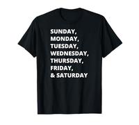 Days of the Week T-Shirt