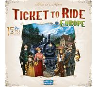 Days of Wonder | Ticket to Ride Europe 15th Anniversary Edition [Amazon Exclusive] | Board Game | Ages 8+ | 2-5 players | Average Playtime 30-60 Minutes