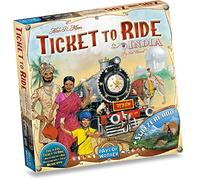 Days of Wonder | Ticket to Ride India Board Game EXPANSION | Ages 8+ | For 2 to 5 players | Average Playtime 30-60 Minutes, Multicoloured