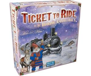 Days of Wonder, Ticket to Ride Nordic Countries Board Game, Ages 8+, For 2 to 3 players, Average Playtime 30-60 Minutes