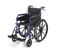 Days Self Propelled Folding Wheelchair Aluminium, Standard 46cm Purple