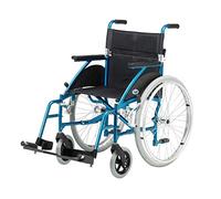 Days Swift Self Propelled Wheelchair, Lightweight Mobility Device for Elderly, Handicapped, and Disabled Users, Portable Wheelchair for Independence or Caretaker Convenience, Turquoise, 46cm