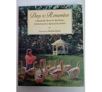 Days to Remember: A Keepsake Book for Birthdays, Anniversaries & Special Occasions