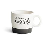 Dayspring All Things Possible Ceramic Mug, 16 oz, White