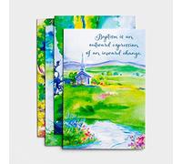 DaySpring - Baptism - Step of Faith - King James Version - 4 Design Assortment with Scripture - 12 Boxed Cards & Envelopes (J1032)