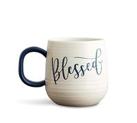 DaySpring - Blessed Inspirational Ceramic Artisan Mug, 16 oz. (91472)