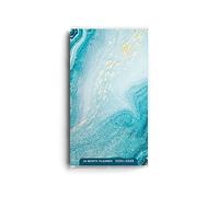 DaySpring - Blue and Gold Marble 2024 - 2025 Planner - 28-Month - 2 Year Pocket Calendar (U0272)