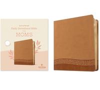 Dayspring Daily Devotional Bible for Moms, NLT (Leatherlike, Camel): New Living Translation, Camel, Leatherlike, Dayspring Daily Devotional for Moms, Wide Margin, With Ribbon Marker
