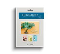 DaySpring - Encouragement - God is with You - 4 House Plant Designs Assortment with Scripture - 12 Encouragement Boxed Cards & Envelopes (U0064)