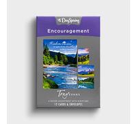 DaySpring - Encouragement: Tony Evans - 4 Design Assortment With Scripture (12 Boxed Cards and Envelopes) (J5123)
