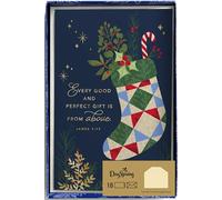 DaySpring - Every Good Gift is From Above - 18 Christmas Boxed Cards and Envelopes