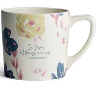 Dayspring - in Jesus All Things are New Ceramic Mug, 14oz, Multi