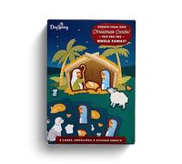 DaySpring Nativity Sticker Cards - 8 DIY Christmas Cards, Envelopes and 8 Christmas Sticker Sheets - Create your own Christmas Cards! Fun for the Whole Family!, Multi (J8907)