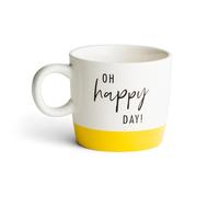 Dayspring Oh Happy Day Ceramic Mug, 16 oz, White