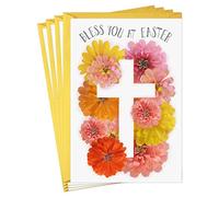 DaySpring Pack of Religious Easter Cards, Bless You (4 Cards with Envelopes)