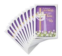 Dayspring Pack of Religious Easter Cards, Blessings at Easter (10 Cards with Envelopes)