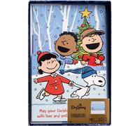 DaySpring - Peanuts - May Your Christmas Shine Bright - 18 Christmas Boxed Cards and Envelopes (U1010)