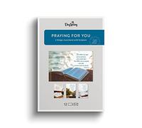 DaySpring - Praying for You - 4 Nature Design Assortment with Scripture - King James Version - 12 Praying for You Boxed Cards & Envelopes (U0062)