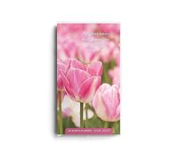DaySpring - Psalms Pink Floral 2024 - 2025 Planner - 28-Month - 2 Year Pocket Calendar (U0276)