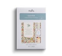 Dayspring - Resurrection of Jesus Easter - King James Version - 4 Design Assortment with Scripture - 12 Boxed Easter Cards & Envelopes (J7580)