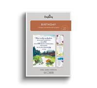 DaySpring - Roy Lessin - Happy Birthday - 4 Design Assortment with Writing - 12 Birthday Cards & Envelopes (U1200)