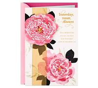 Dayspring Valentine's Day Greeting Card for Wife (Pink Flowers)