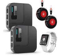 DAYTECH Smart Wrist Call Button, Wireless Panic Button Linked To Phone, Personal Alarm for Elderly, 1*Rechargable Wrist Button, 2*Call Button, 1*WIFI Receiver,Supports Tuya 2.4GHz Wi-Fi