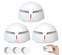 Daytech Smoke Alarm for Home,10-Year Battery Fire Alarm with Magnetic Mount,Mini Style Smoke Detector Conforms to EN 14604 Standard,LED & Silence Button,Fire Detector for Home Caravan Office 3 PACK