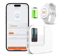 DAYTECH WiFi Smart Wrist Call Button, Wireless Panic Button Linked To Phone, Personal Alarms for Elderly, 1* Wrist Button, 1*WIFI Receiver Supports Tuya 2.4GHz Wi-Fi