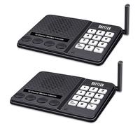 DAYTECH Wireless Intercom System for Home Office Elderly- 1/2 Mile Long Range 10 Channel Room to Room Communication for Business/Office/Hotel/Hospital