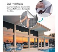Daytime Privacy Film 200CM for Glass with Sun Protection and Thermal Insulation (60cm x 200cm)