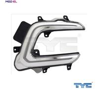 Daytime Running Light Right LED 12-0429-00-2 TYC for RENAULT CAPTUR I