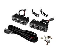 Daytime Running Light - MASO 2x 3 LED High Power Car White DRL Daytime Running Light Fog Lamp Waterproof 12V