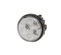 HELLA 2PT 009 599-121 LED-Daytime Running Light - 90mm - 24/12V - round - Lens Colour: Crystal clear - LED colour: White - Cable: 500mm - Plug: AMP - right - Quantity: 1