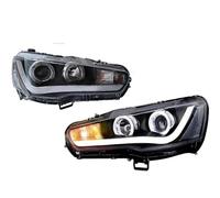 Daytime Running Lights For Mitsubishi For Lancer For EVO X 2008-UP LED Car Tuning Light Parts 2x Car Headlight Assembly DRL