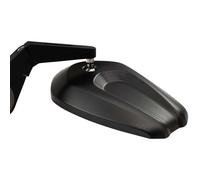 Daytona "D-MIRROR-13" CAVE-1 Aluminium+ABS Bar End Mirror Black Short