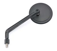 Mirror Black Uni Daytona Left Aluminium Round