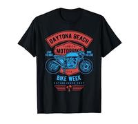 Daytona Beach Bike Week Retro Motorcycle Design T-Shirt
